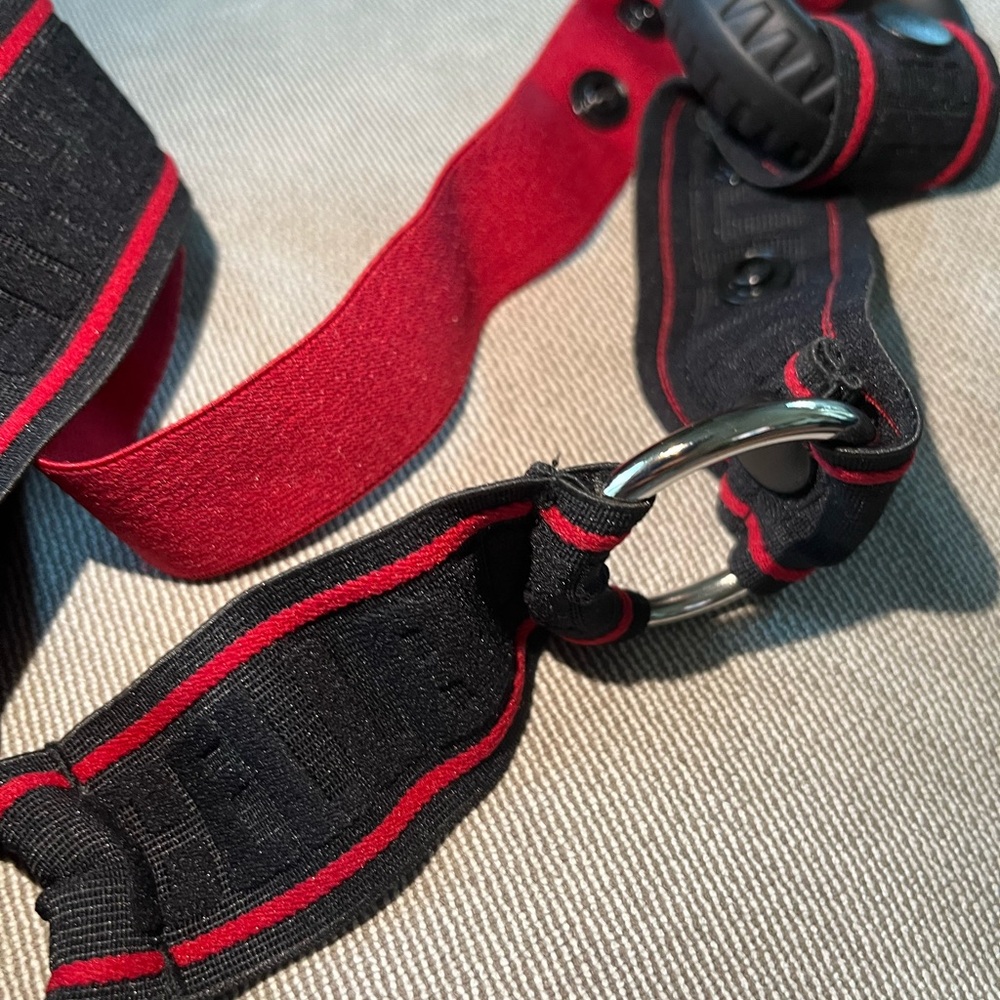 Black and Red Men's Harness. Size Small. Cellblock13 - Picture 5 of 6